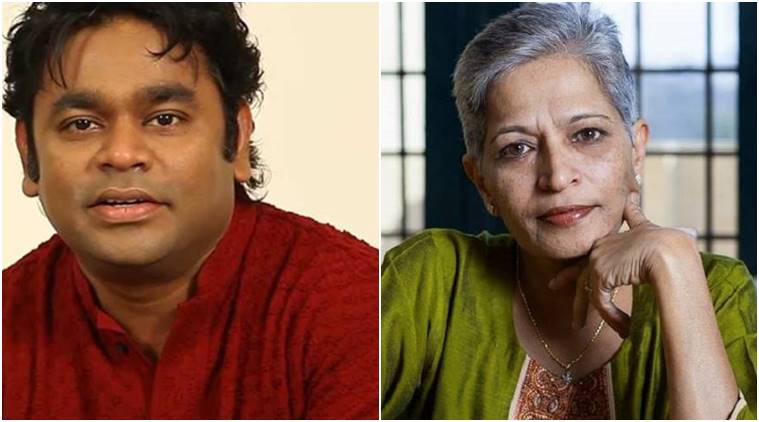 AR Rahman, Gauri Lankesh, AR Rahman Gauri Lankesh,Gauri Lankesh AR Rahman, gauri lankesh murder