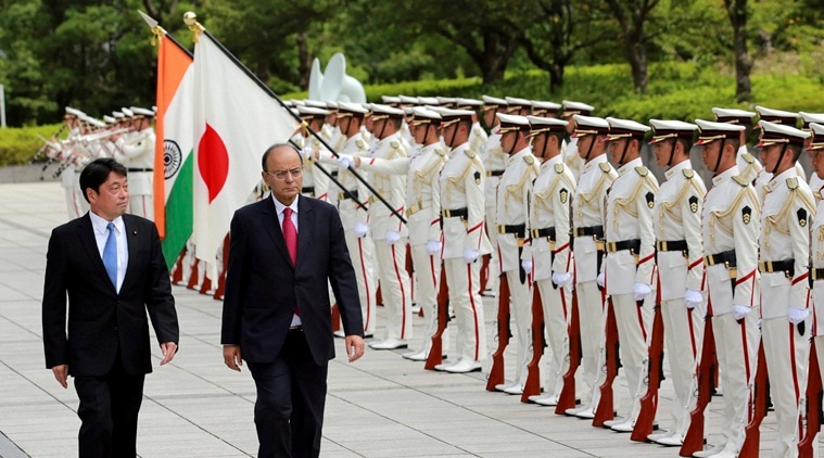 India-Japan, india japan defence cooperation, Defence Minister Arun Jaitley, Itsunori Onodera