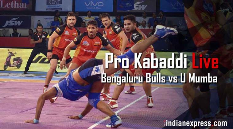 Pro Kabaddi, Pro Kabaddi 2017, Pro Kabaddi Live Score, Pro Kabaddi Live, Pro Kabaddi Live Streaming, Kabaddi Live, Kabaddi Live Score, Kabaddi Live Streaming, Pro Kabaddi Today's Match, Bengaluru Bulls vs U Mumba