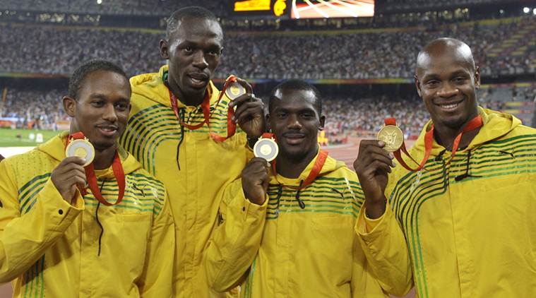 usain bolt, beijing olympics, 2008 olympics relay, athletics, athletics news, sports news, indian express