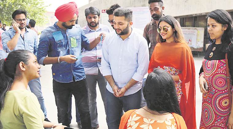 Panjab University, NSUI, last day campaign, Panjab University elections, student unions, student politics, security, Panjab, City news, Indian Express
