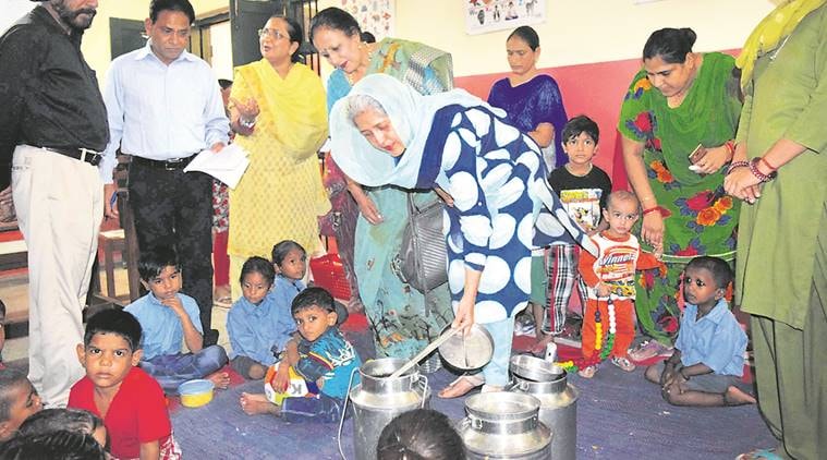 anganwadi centre, CCPCR, punjab government, CCPCR commission, punjab news, india news, indian express