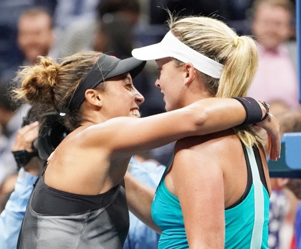 US Open semifinal, US Open 2017, Madison Keys, Coco Vandeweghe, Kaia Kanepi, Elina Svitolina, Elina Vesnina, tennis, indian express