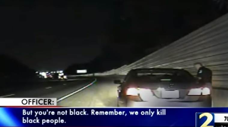 georgia cop, us cop remarks on black people, us cop racist remarks, us police officer, world news, indian express news