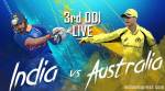 India vs Australia Live Score 3rd ODI: India scalp Aaron Finch, Steve Smith in a hurry