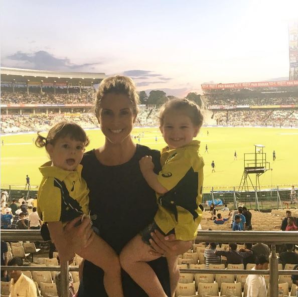 David Warner, David Warner wife, David Warner family, India vs Australia, Candice Warner, Australia tour of India, cricket news, indian express