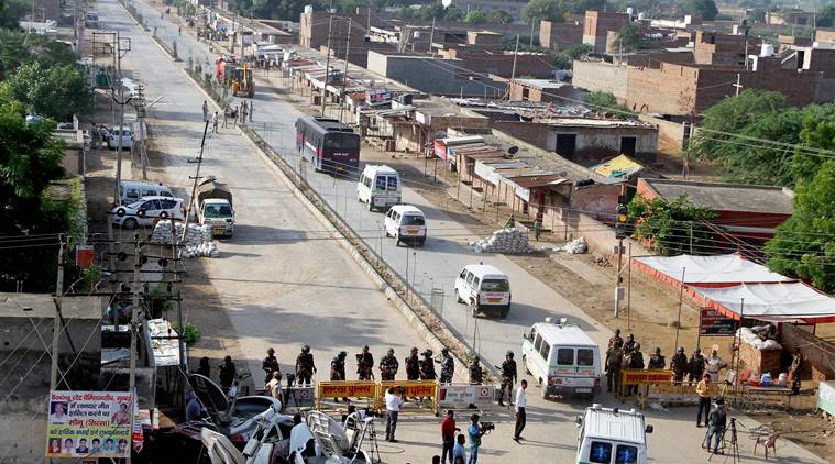 Dera Sacha Sauda, Dera Sacha Sauda headquarter, Dera search operation, gurmeet ram rahim singh, sirsa, haryana, india news, indian express news