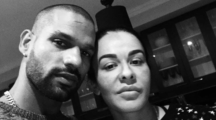 shikhar dhawan, dhawan wife, dhawan india vs australia, ind vs aus,
