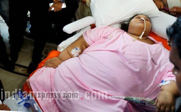 Photos Eman Ahmed Known As Worlds Heaviest Woman Dies In Uae The Indian Express 