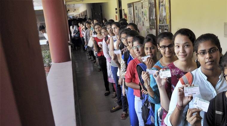 DUSU poll votes, DUSU Poll, DUSU Election, Delhi University, Delhi Varsity, Delhi News, Indian Express, Indian Express News 