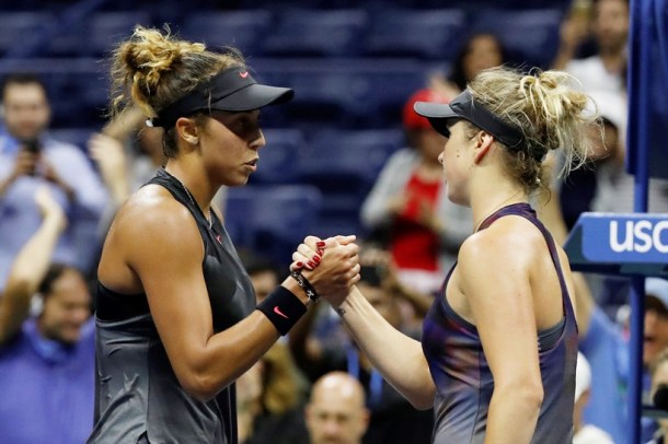 US Open semifinal, US Open 2017, Madison Keys, Coco Vandeweghe, Kaia Kanepi, Elina Svitolina, Elina Vesnina, tennis, indian express