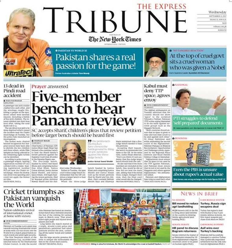 pakistan vs world xi, pak vs world xi, pakistan media, pakistan world xi t20, cricket news, sports news, indian express