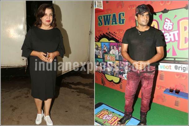 farah khan, farah khan photos, farah khan yo ke hua bro screening, r madhavan yo ke hua bro, r madhavan photos