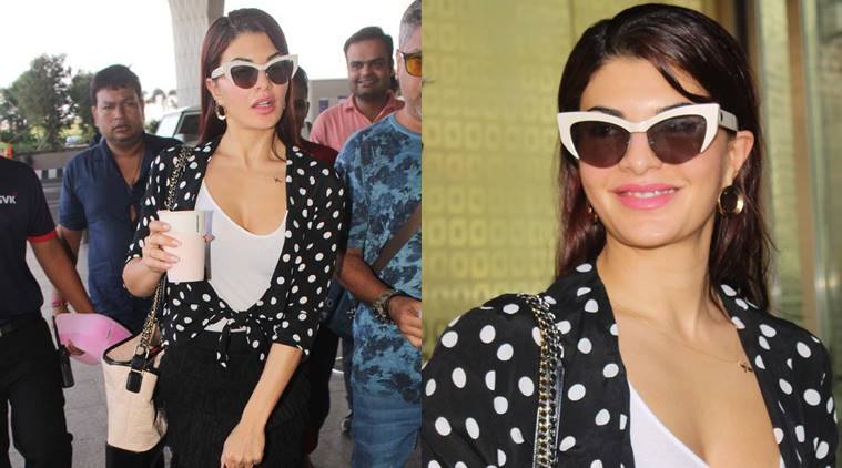 Jacqueline fernandez, latest pictures of Jacqueline fernandez, judwaa 2 promotions, jacqueline fernandez fashion, jacqueline fernandez OOTD, indian express, indian express news