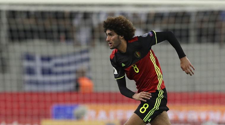 Marouane Fellaini, wayne rooney, fellaini, manchester united, wayne rooney drunk driving, rooney scandal, football, sports news, indian express
