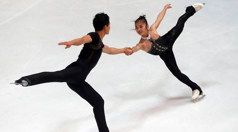 north korea, south korea, north korea figure skaters, Pyeongchang 2018, Pyeongchang Olympics, sports news, indian express