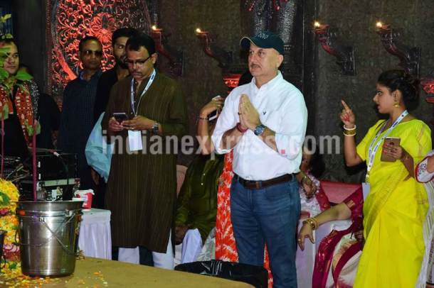 durga puja, durga puja bollywood, anupam kher