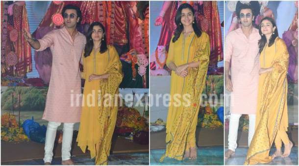 durga puja, durga puja bollywood, alia bhatt