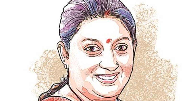 Smriti Irani, I&B Minister Smriti Irani, Doordarshan headquarters, I&B, Ritabrata Banerjee, India News, Indian Express, Indian Express News