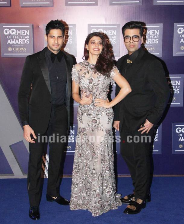 sidharth malhotra, karan johar, jacqueline fernandez