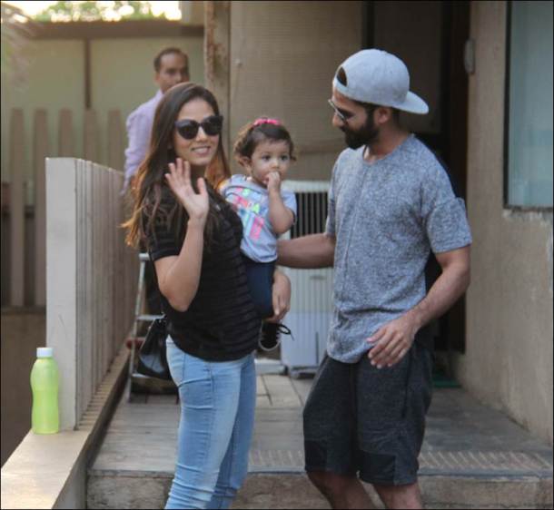 shahid kapoor father, shahid kapoor daughter, shahid misha images, misha kapoor photos