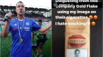 Footballer John Terry is 'disgusted' with Gold Flake for 'using' his image on cigarette packets, again! Footballer John Terry is 'disgusted' with Gold Flake for 'using' his image on cigarette packets, again!