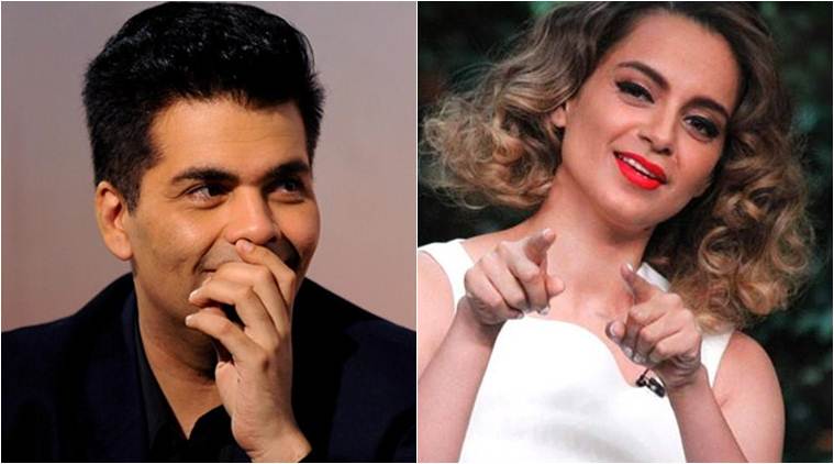 kangana ranaut, karan johar, kangana karan pics, kangana karan comments