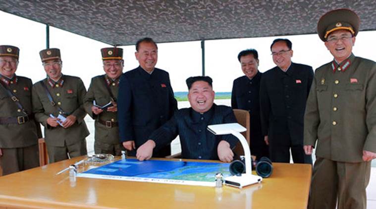 North Korea, North Korean leader Kim Jong Un, Kim Jong Un, hydrogen bomb missile warhead, hydrogen bomb, world news, latest world news, indian express, indian express news
