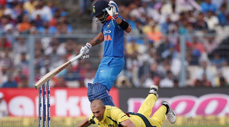 Virat Kohli, Kohli, Kohli vs Australia, India vs Australia, Ind vs Aus, Australia tour of India 2017, Eden Gardens, Indian national cricket team, Cricket news, Indian Express