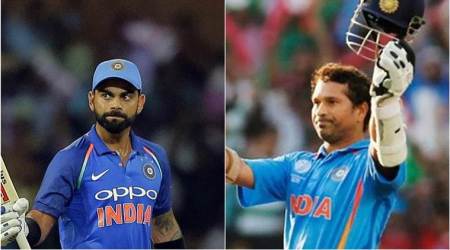 Sachin Tendulkar took 81 more innings than Virat Kohli to reach 30 ODI tons