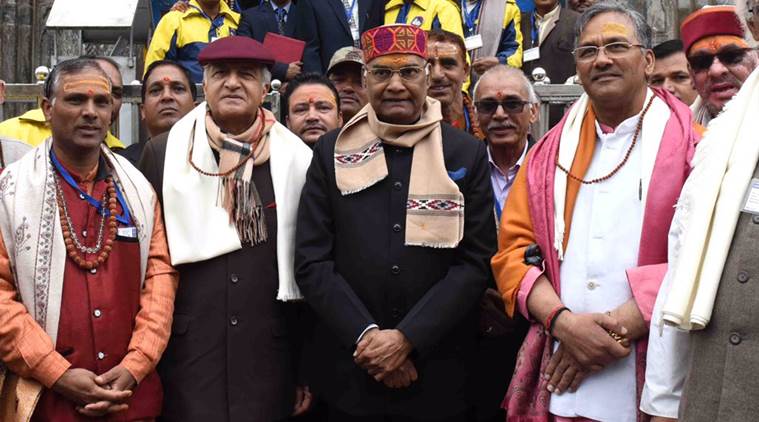 ram nath kovind news, kedarnath news, india news, indian express news