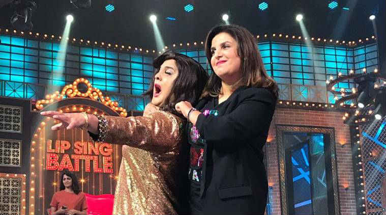 lip sing battle, farah khan, ali asgar, lip sing battle photos, farah khan lip sing battle