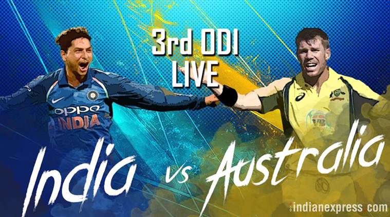 india australia 3rd odi score