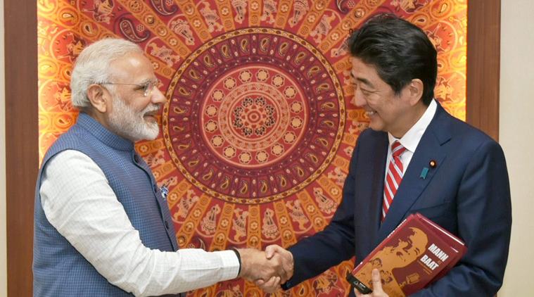 Narendra Modi, Shinzo Abe, India Japan, Bullet train, OROB, Doklam standoff, India news, Indian Express