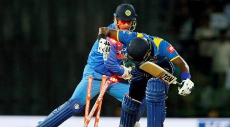 India vs Sri Lanka one-off T20I: Lightning strikes again in Colombo as MS Dhoni whips the bails in a flash, watch video