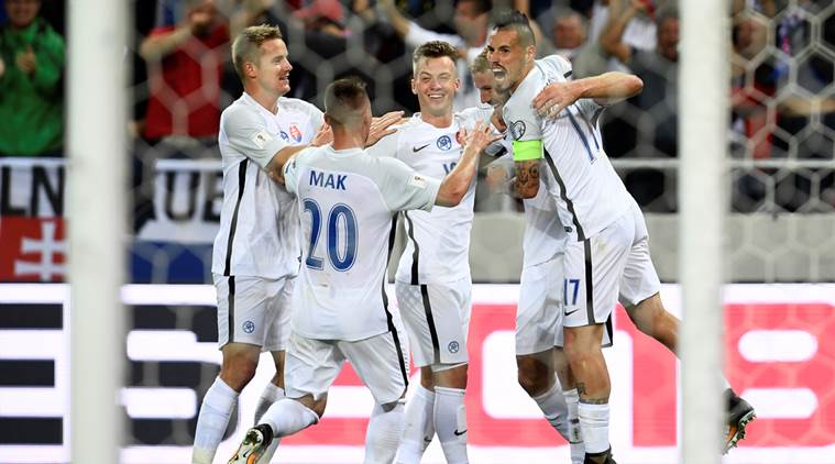 Adam Nemec, Slovakia, Slovenia, World Cup qualifiers, sports news, football, Indian Express