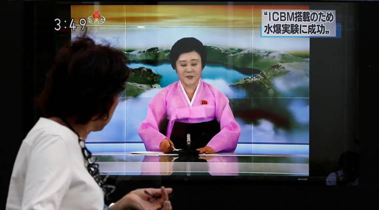  North Korea nuclear test, hydrogen bomb, north korea military,  Kim Jong-un, United States, India, China, donald trump, Japan, Pyongyang, indian express