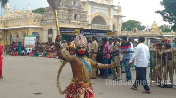 Dussehra, Dasara, Mysuru Dasara, Dasara Mysuru, Mysuru Dussehra celebrations, Karnataka Dussehra celebrations, Mysuru palace, India news, Indian Express
