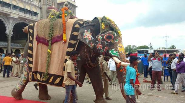Dussehra, Dasara, Mysuru Dasara, Dasara Mysuru, Mysuru Dussehra celebrations, Karnataka Dussehra celebrations, Mysuru palace, India news, Indian Express