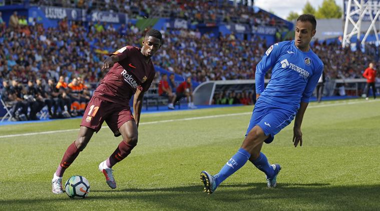 Ousmane Dembele, Ousmane Dembele injury, Ousmane Dembele Barcelona, Barcelona, sports news, football, Indian Express