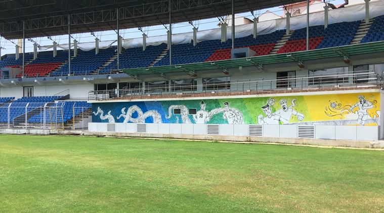 goa stadium, fifa u-17 world cup, u-17 world cup, nehru stadium, goa nehru stadium, football, javier ceppi, sports news, indian express
