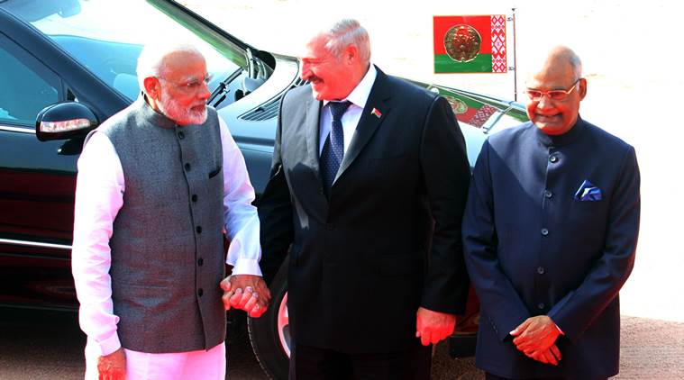 narendra modi, ram nath kovind, Rashtrapati Bhawan, Alexander Lukashenko, Belarus president