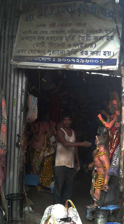 Durga Pujo, Kolkata Durga Pujo, Durga Pujo Communal Harmony, Tarak Pal, Baidyabati Durga Pujo, Kolkata News, Indian Express, Indian Express News