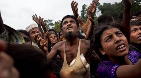Rohingya exodus to Bangladesh nears 300,000