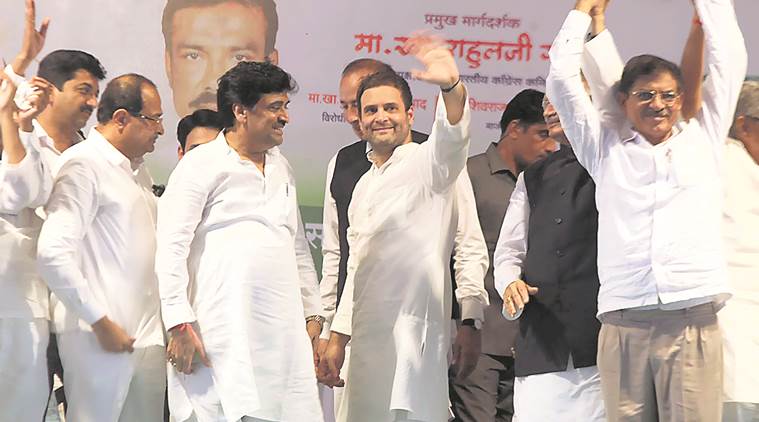 Rahul Gandhi, BJP, RSS, Rahul Gandhi on RSS, Maharashtra farm loan waivers, indian express news 