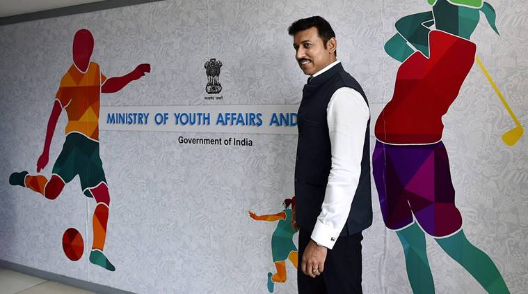 Rajyavardhan Singh Rathore, sports minister, sporst minister Rajyavardhan Singh Rathore, sports news, indian express