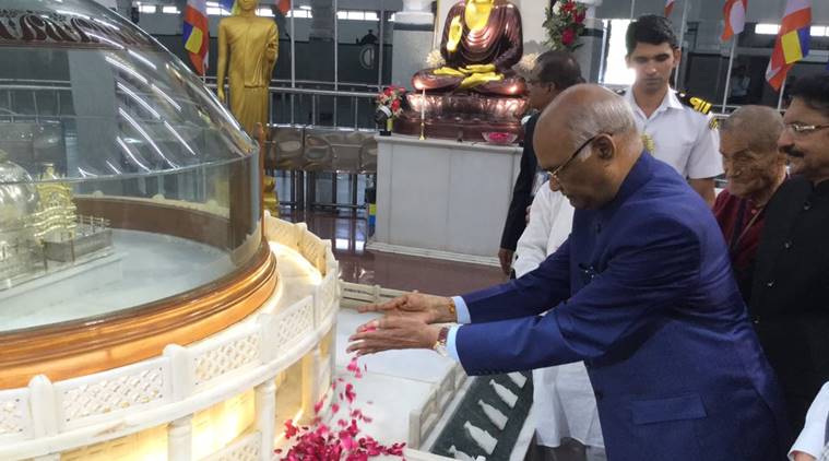 Ram Nath Kovind, Ambedkar, Kovind in Nagpur, Kovind Ambedkar, Deekshabhoomi, India news, Indian Express