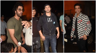 These pictures of Varun Dhawan, Ranbir Kapoor partying with Karan Johar will give you new Saturday night goals
