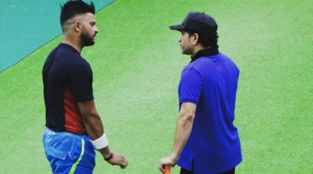 Sachin Tendulkar extends best wishes to Suresh Raina ahead of Duleep Trophy