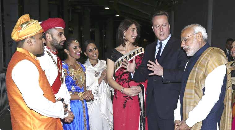 Shinzo Abe, Narendra Modi, Akie Abe, Oprah Winfrey, Samantha Cameron, Aishwarya Rai Bachchan, Naoi Campbell, Lady Gaga, sari, salwar kameez indian express, indian express news
